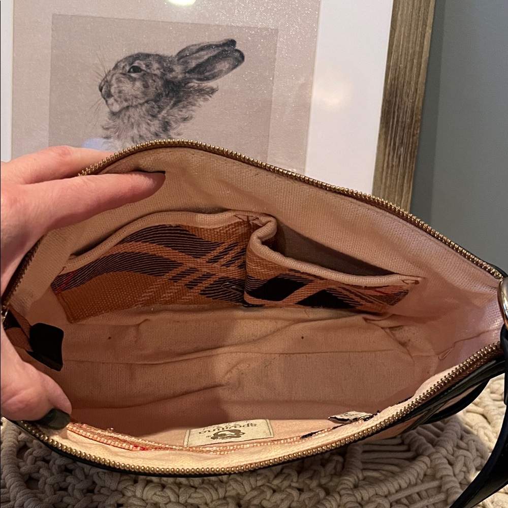Spartina 449 Pink and Black Plaid Shoulder Bag - Picture 8 of 8